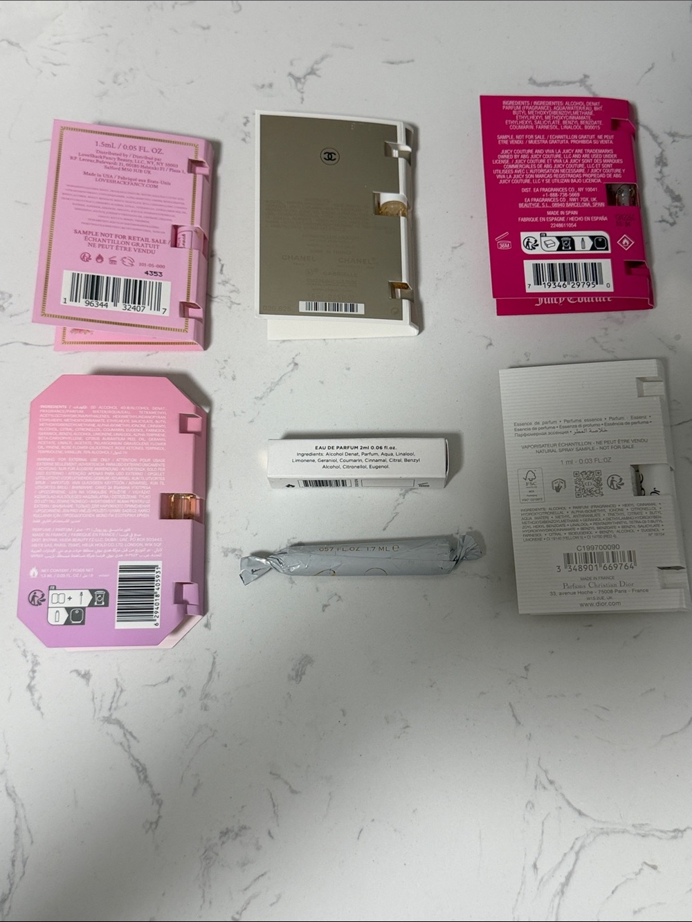 Assorted Fragrance Samples LoveShackFancy,Chanel,Juicy,Kayali,Amiyah’s,Bond,Dior - Picture 2 of 2
